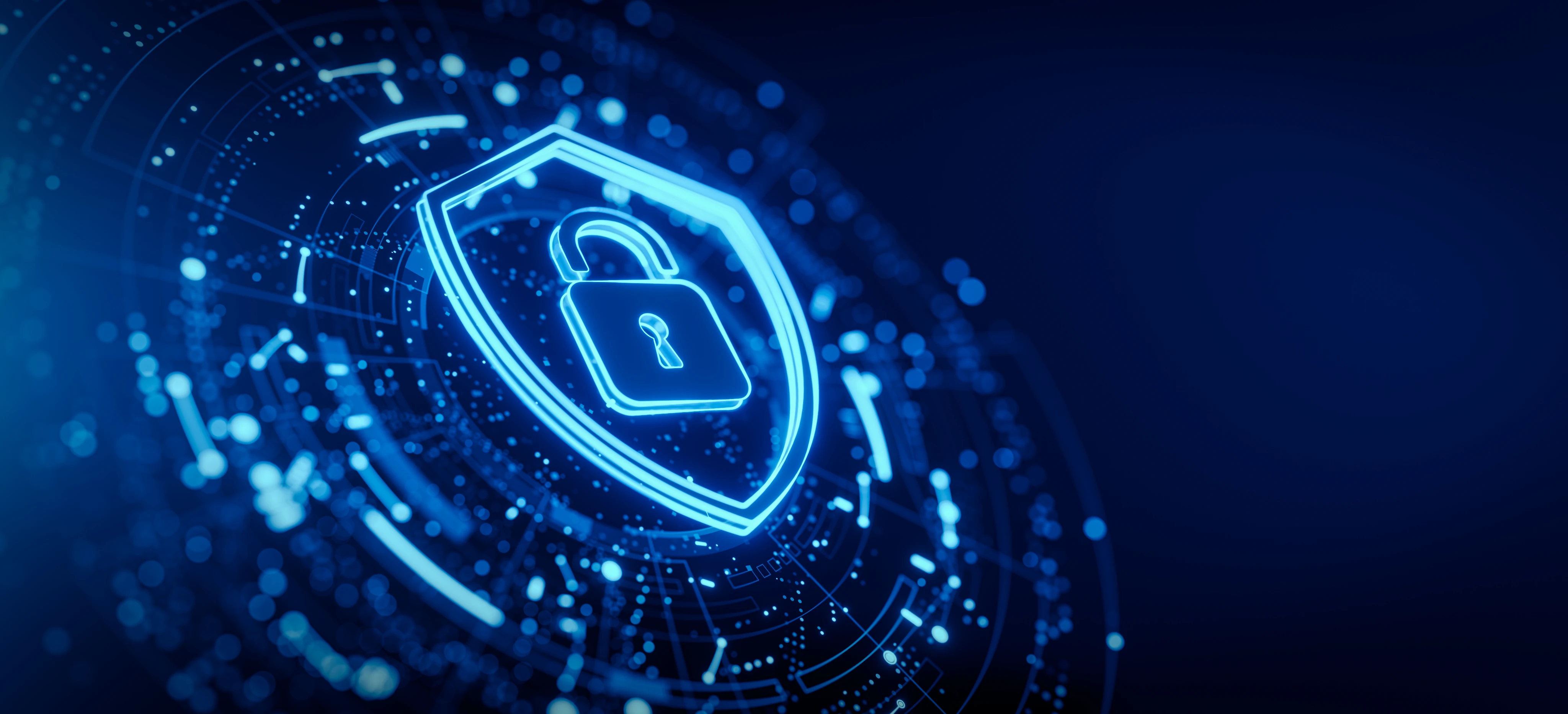 A digital key illustrates secure privacy and protection offered by the Newsgroup Ninja VPN.